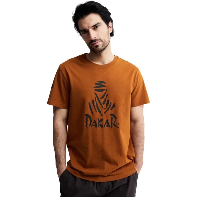 Dakar Logo 263 T-paita, ruskea