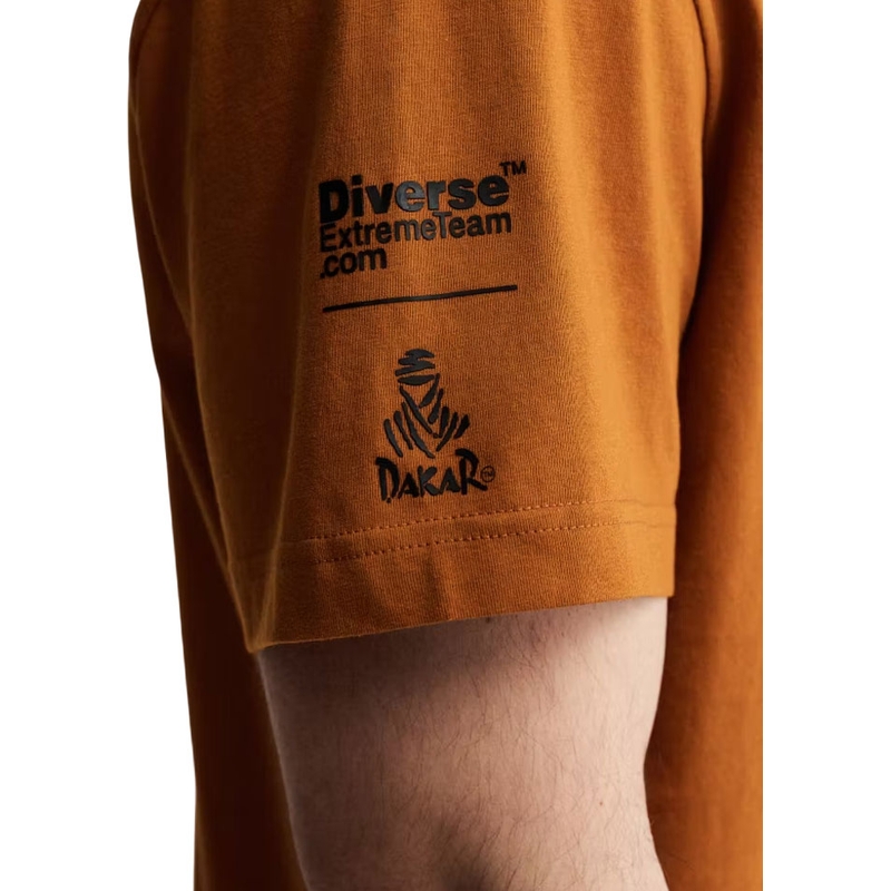 Dakar Logo 263 T-paita, ruskea
