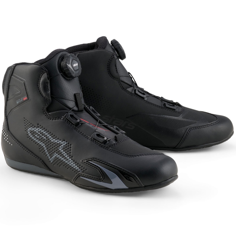 Alpinestars Celer -moottoripyöräsaappaat musta-tummanharmaat