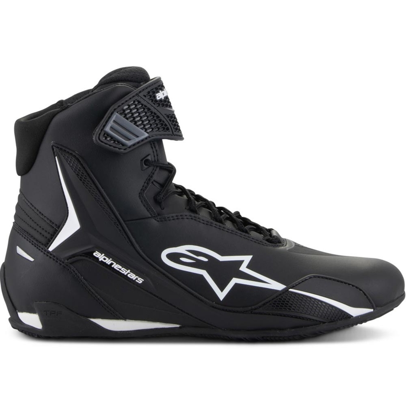 Alpinestars Faster-4 moottoripyöräsaappaat musta-valkoiset