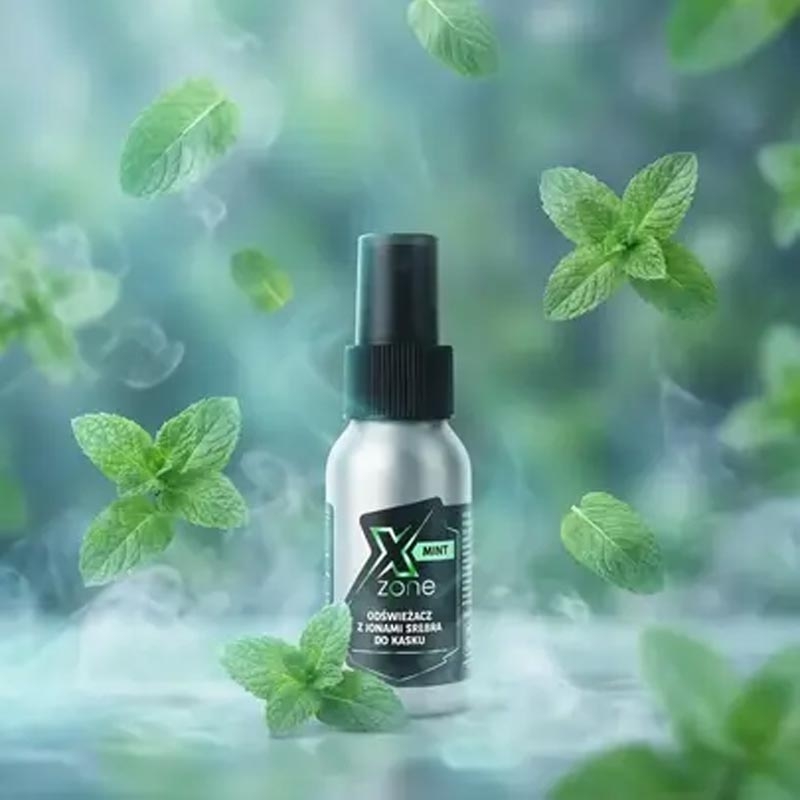 Kypärän sisätilojen raikastin hopeaioneilla 50 ml minttu