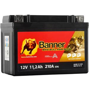 AGM-akku Banner BIKE BULL AGM PLUS 51201 BGTZ14-S