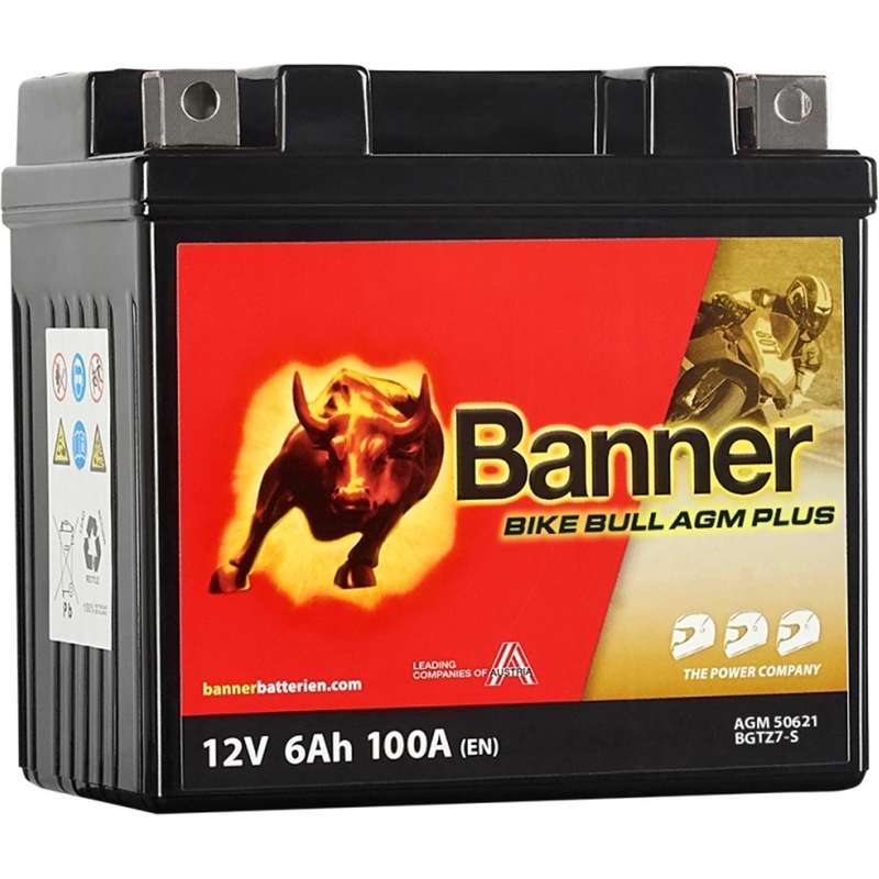 AGM-akku Banner Bike Bull AGM PLUS AGM PLUS 506 21 / BGTZ7-S - GTZ7-S