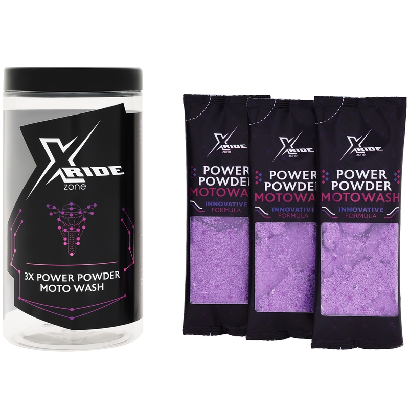 Jauhemainen moottoripyöräshampoo XzoneRide® Power Powder-Moto Wash 60 g