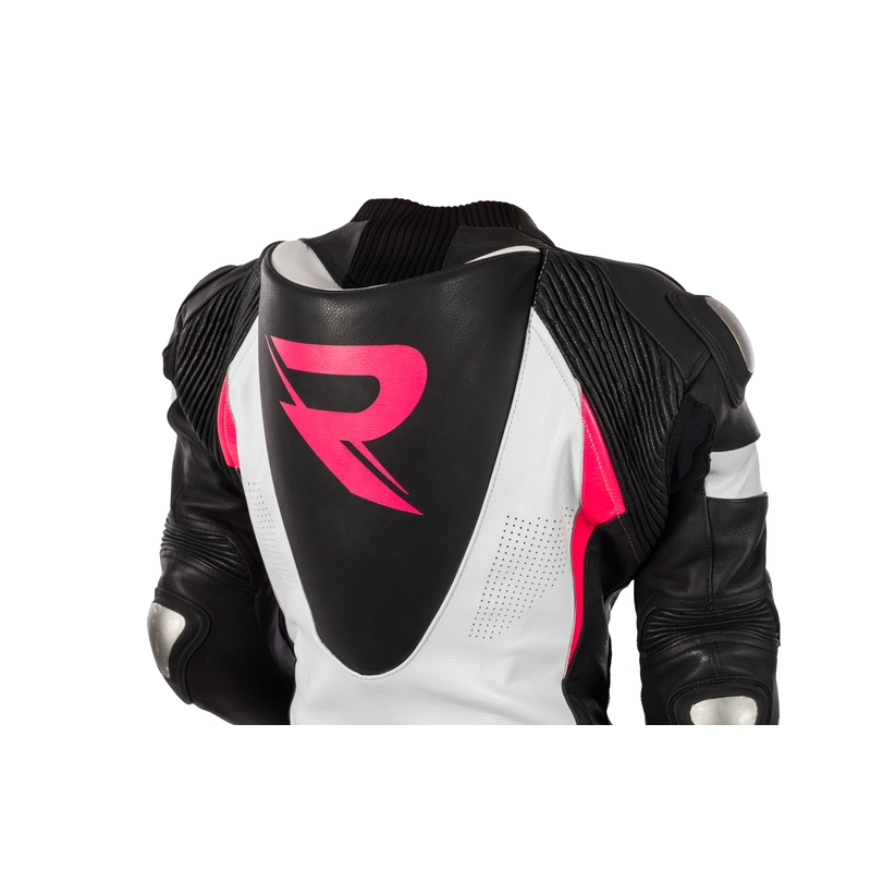 Naisten Jumpsuit Street Racer Kiara musta-valkoinen-fluo vaaleanpunainen alennusmyynti