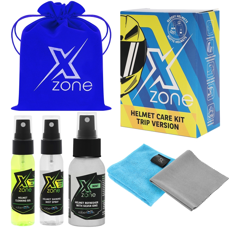 Xzone® Kypäränhoitosarja hopeaioneilla
