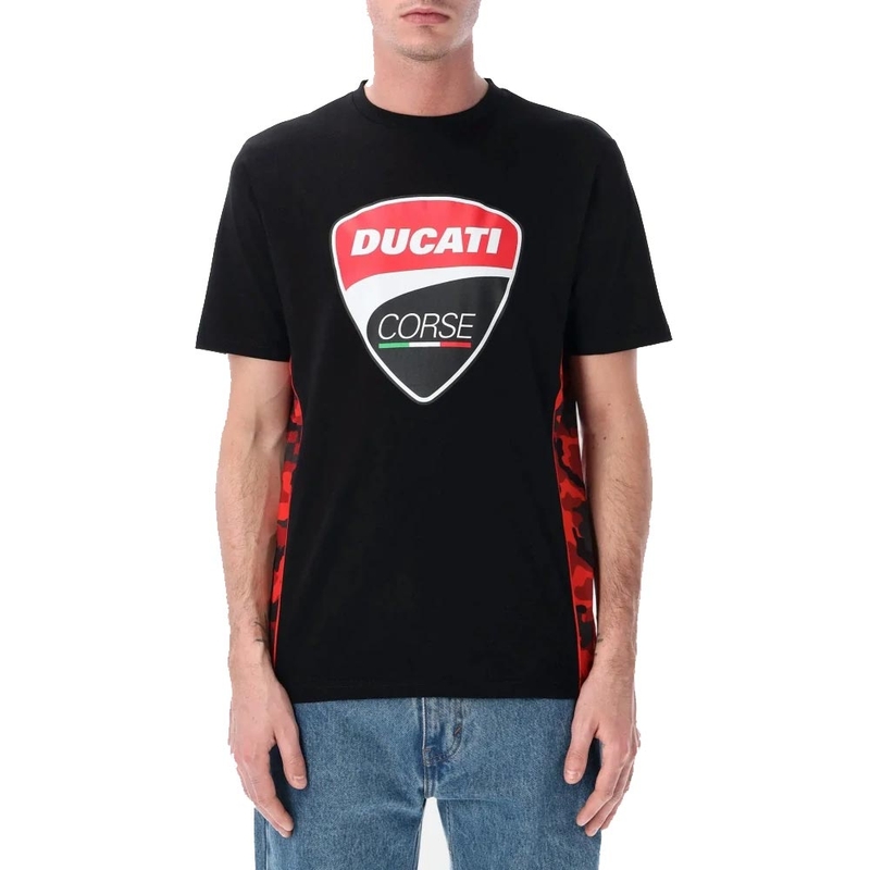 Ducati Corse CAMU DETAILS T-paita musta
