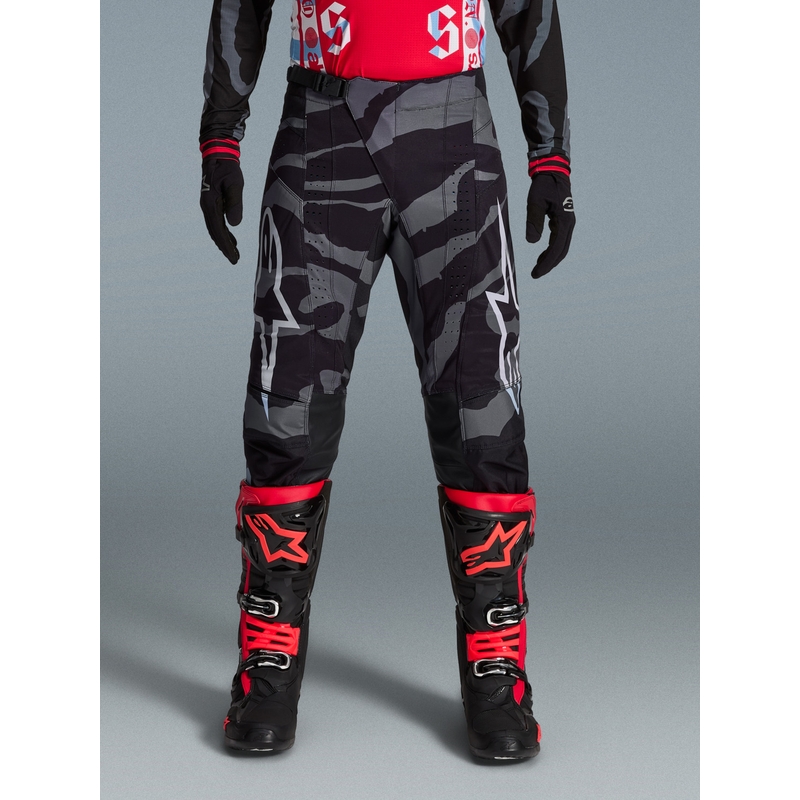 Alpinestars Techstar Limited Edition Beast Coast crossihousut harmaa-musta-oranssi
