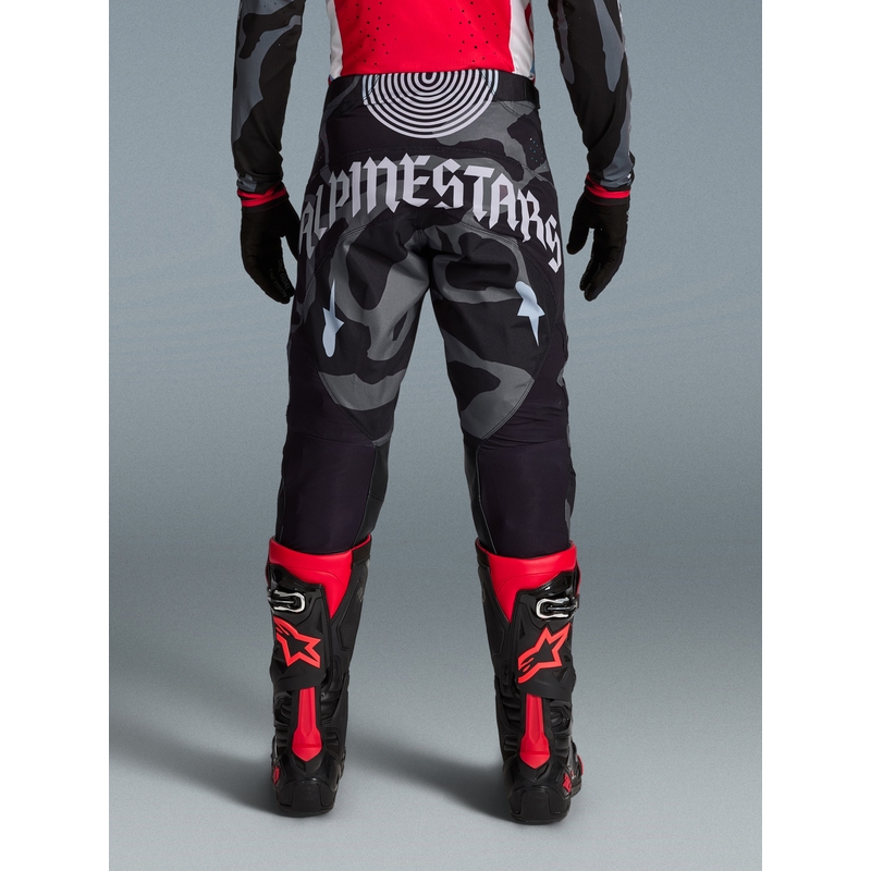 Alpinestars Techstar Limited Edition Beast Coast crossihousut harmaa-musta-oranssi