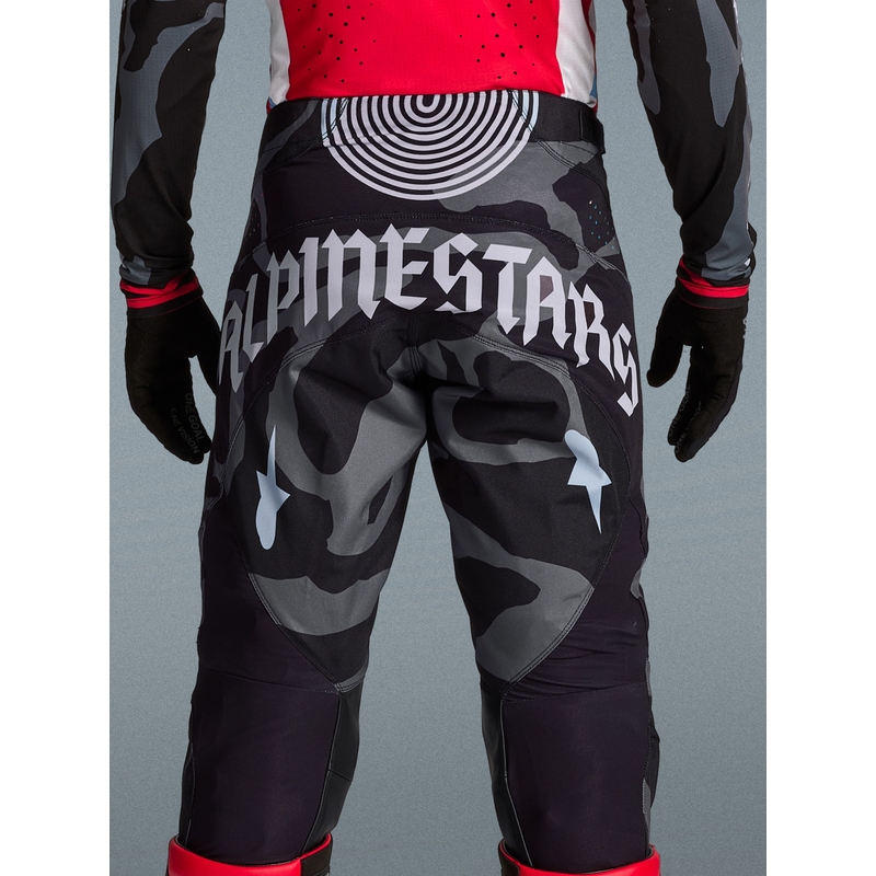 Alpinestars Techstar Limited Edition Beast Coast crossihousut harmaa-musta-oranssi