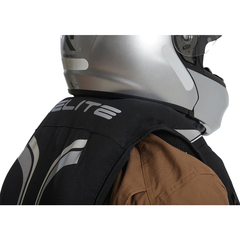 Helite Double Turtle Hivis -turvatyynyliivi vihreä-keltainen