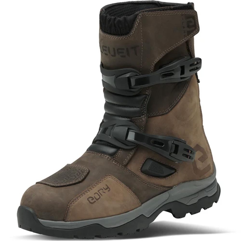 Eleveit X Land ADV Low E-Dry -moottoripyöräsaappaat Ruskea