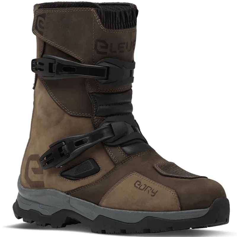 Eleveit X Land ADV Low E-Dry -moottoripyöräsaappaat Ruskea