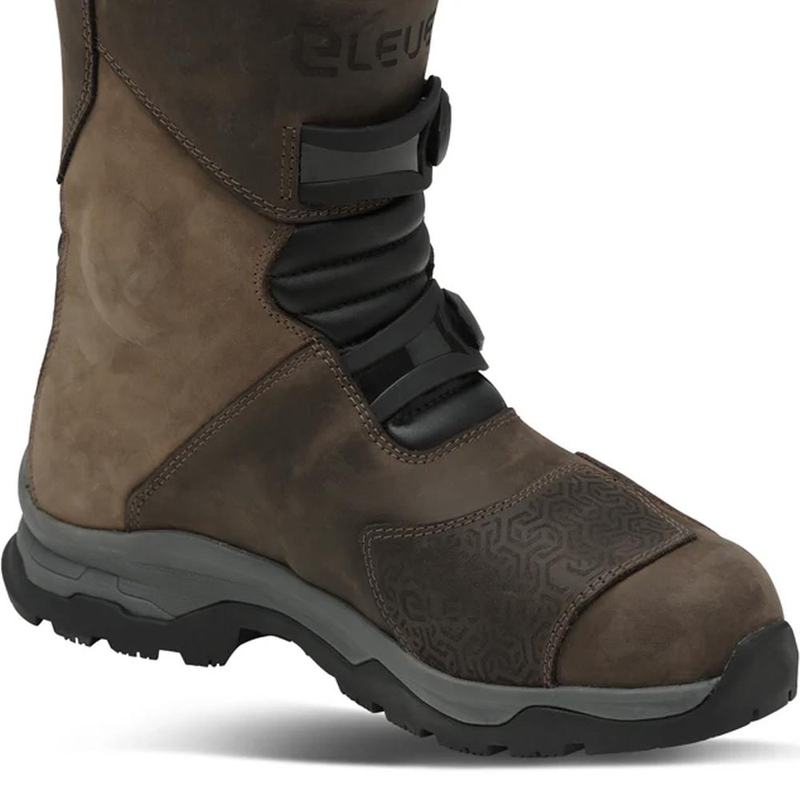 Eleveit X Land ADV Low E-Dry -moottoripyöräsaappaat Ruskea
