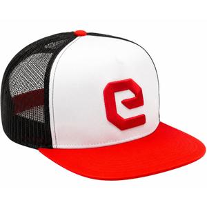 Eleveit-lippislogo valkoinen-punainen