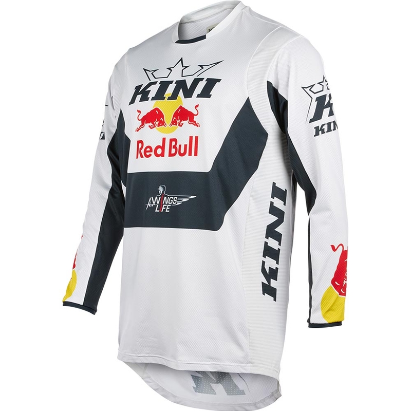 KINI Red Bull MXC 1.0 motocross-paita valkoinen