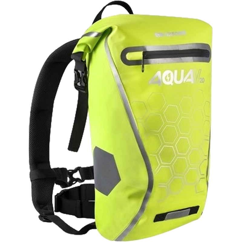 Vedenpitävä reppu Oxford AQUA V20 fluo keltainen 20 l