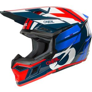 Motocross-kypärä O´Neal 3SRS Ride sini-valko-punainen