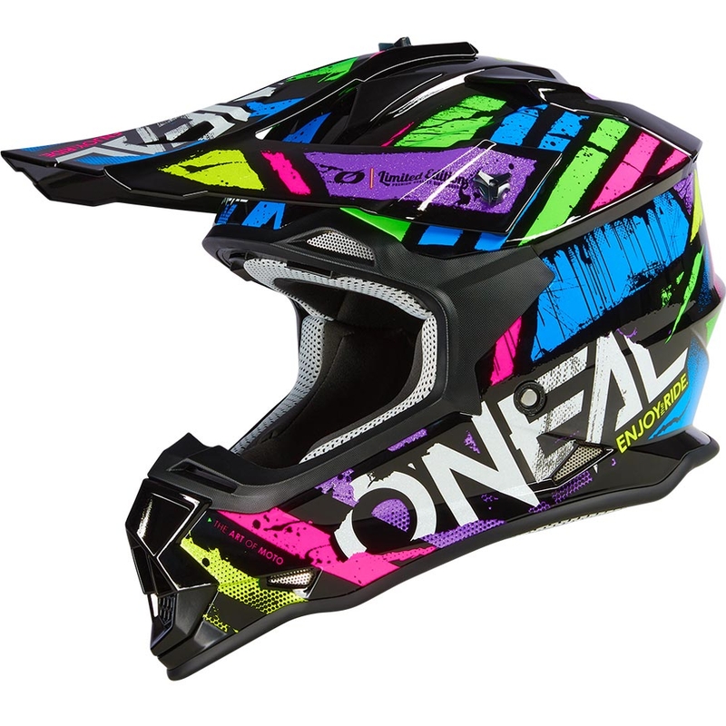 O'Neal 2SRS Glitch motocrossikypärä monivärinen