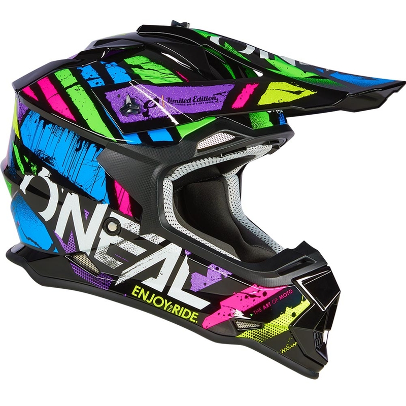 O'Neal 2SRS Glitch motocrossikypärä monivärinen