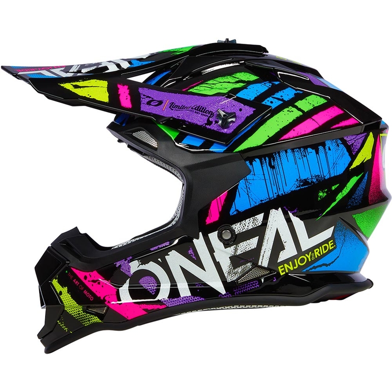 O'Neal 2SRS Glitch motocrossikypärä monivärinen