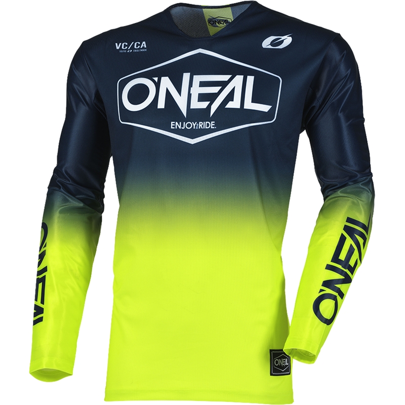 O'Neal Mayhem Hexx motocrossipaita sini-keltainen