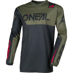 O'Neal Element Racewear motocross-paita musta-oliivi