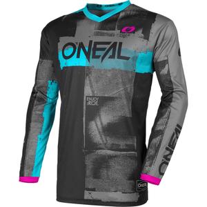 O'Neal Element Roller naisten motocrossipaita musta-sininen