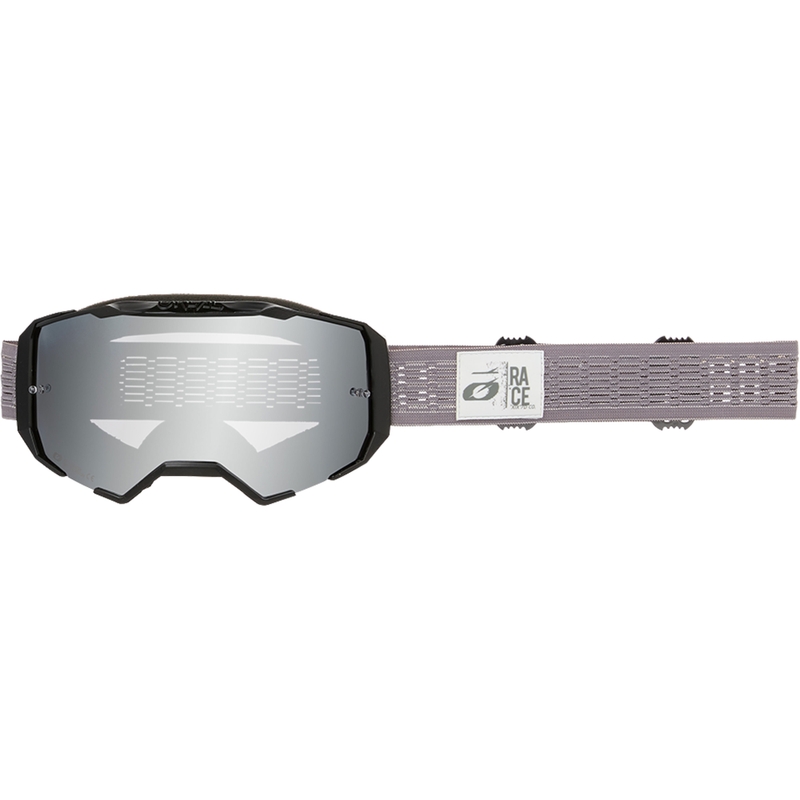 Motocrosslasit O´Neal B-22 Static harmaa (hopeinen peilipleksi)