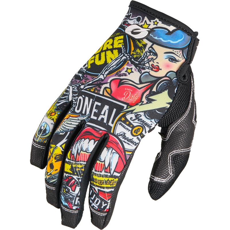 Motocross-hanskat O´Neal Mayhem Crank moniväriset