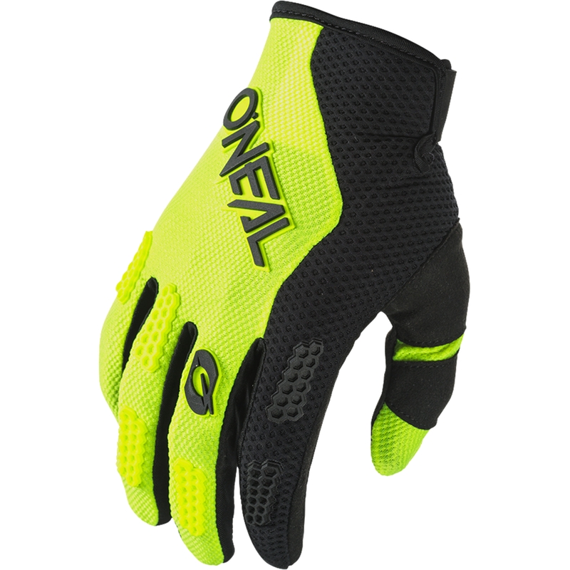 O´Neal Element Racewear crossihanskat musta-keltainen