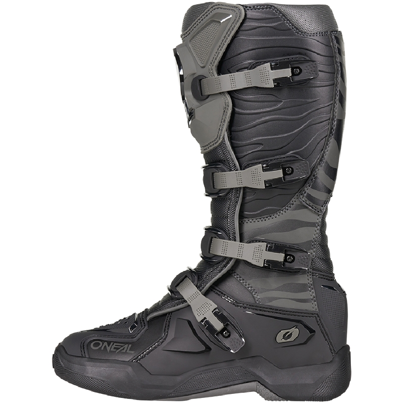 O'Neal 3SRS Zebra crossisaappaat musta-harmaat