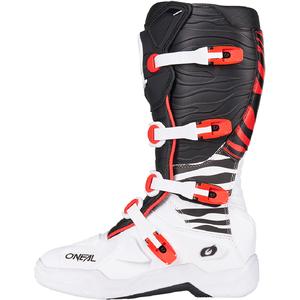 Motocrossisaappaat O´Neal 3SRS Zebra musta-valko-punainen