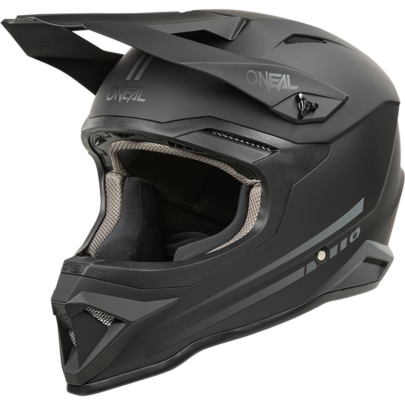 Lasten motocrossikypärä O'Neal 3SRS Solid mattamusta