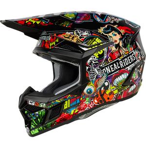Lasten motocrossikypärä O'Neal 3SRS Crank matta monivärinen