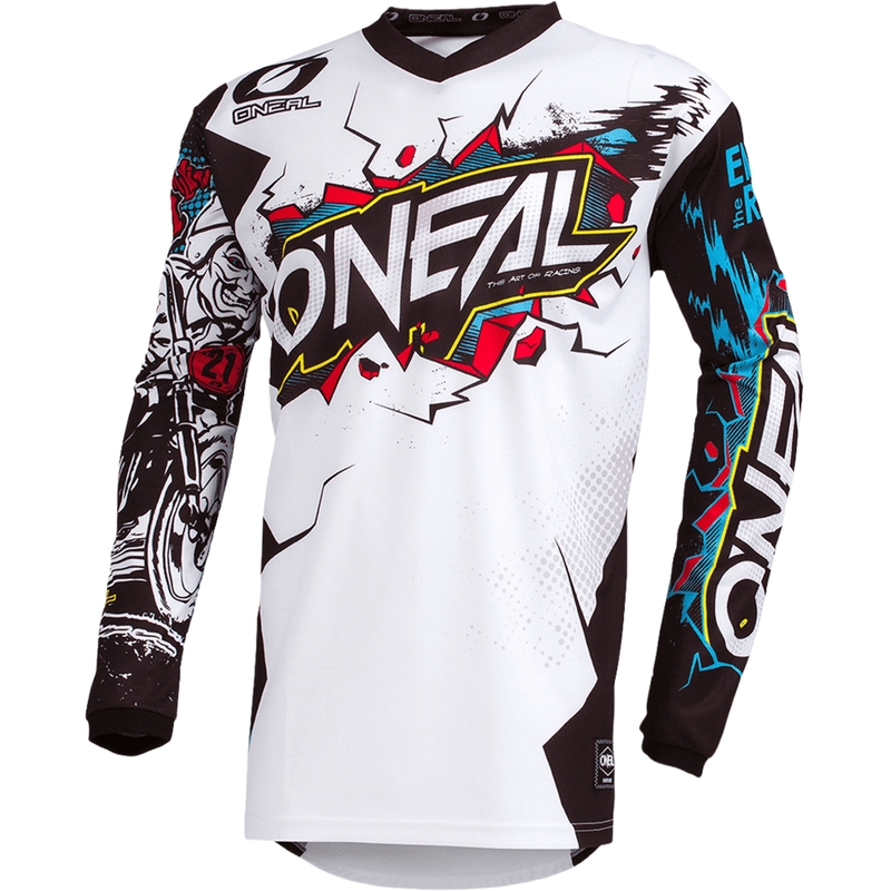 O'Neal Element Villain Lasten Motocross-paita Valkoinen