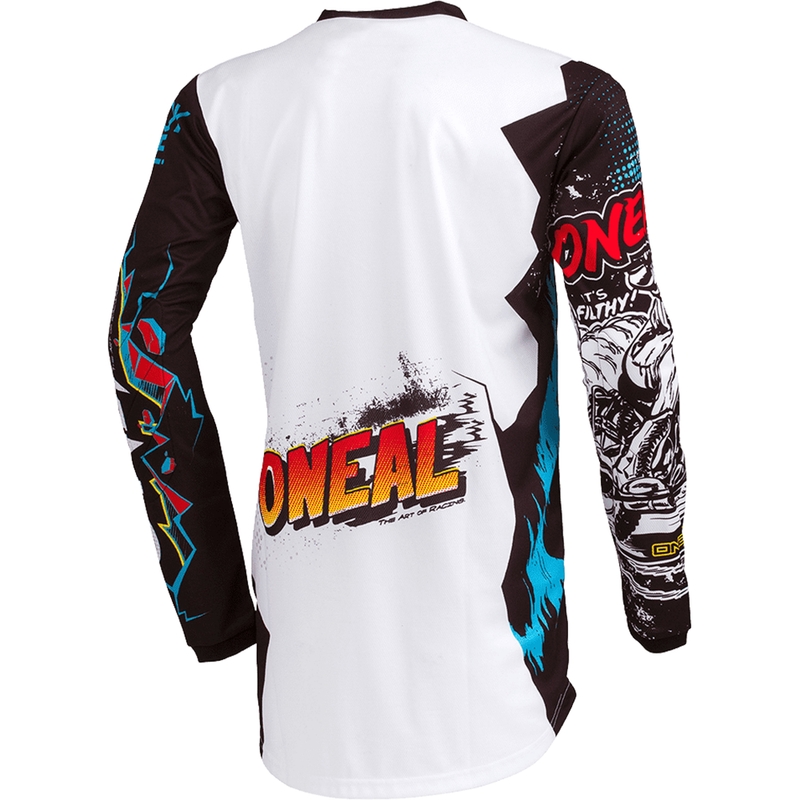 O'Neal Element Villain Lasten Motocross-paita Valkoinen