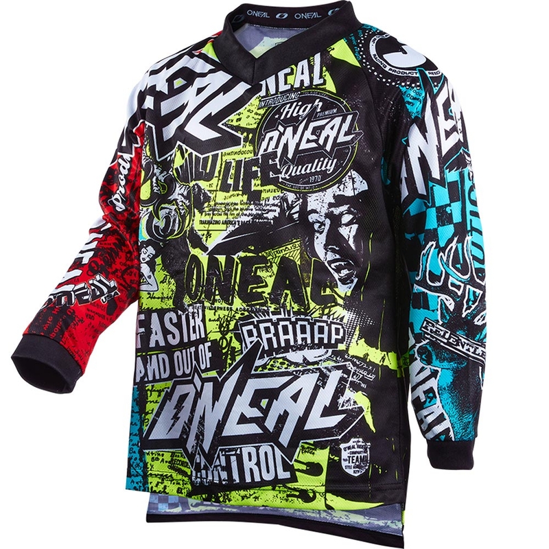 O'Neal Element Wild Lasten Motocross-paita Monivärinen