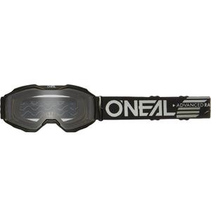 O'Neal B-10 Solid lasten motocross-lasit musta kirkkaalla linssillä