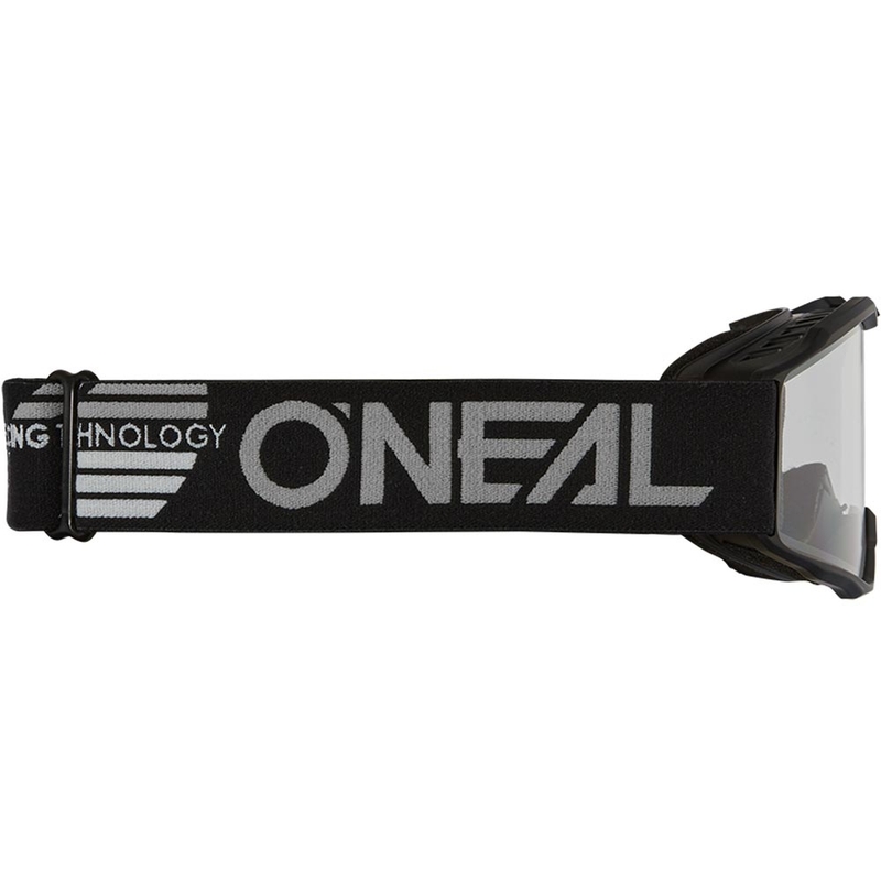 O'Neal B-10 Solid lasten motocross-lasit musta kirkkaalla linssillä
