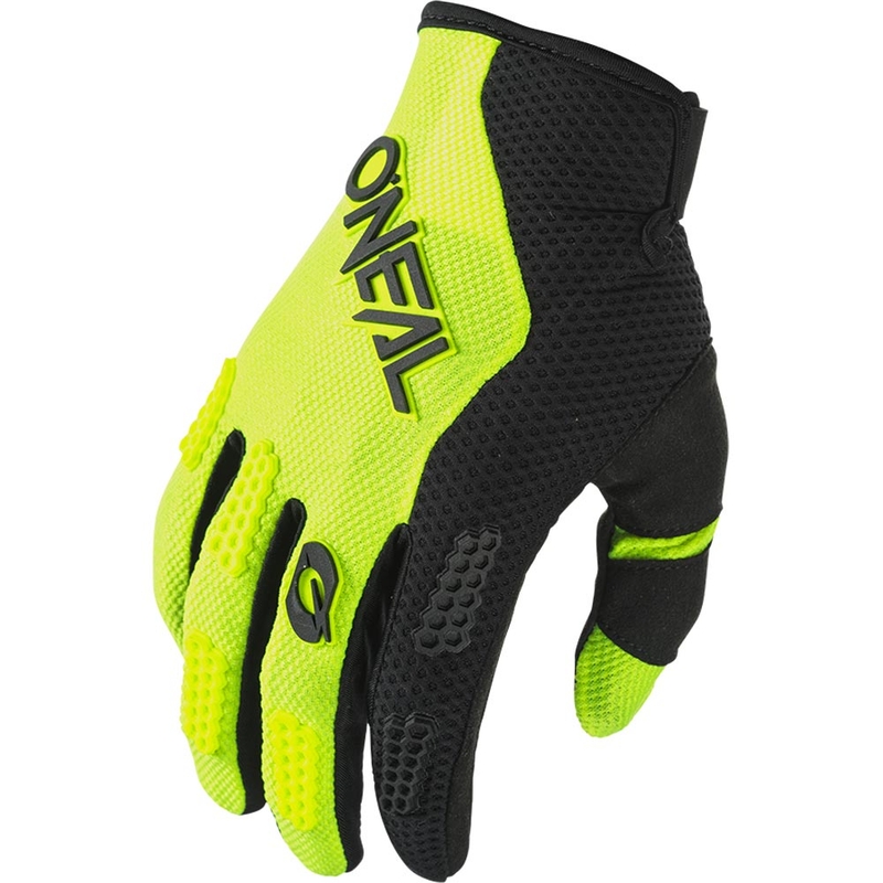 O´Neal Element Racewear Lasten Motocross-Hanskat Musta-Neonkeltainen