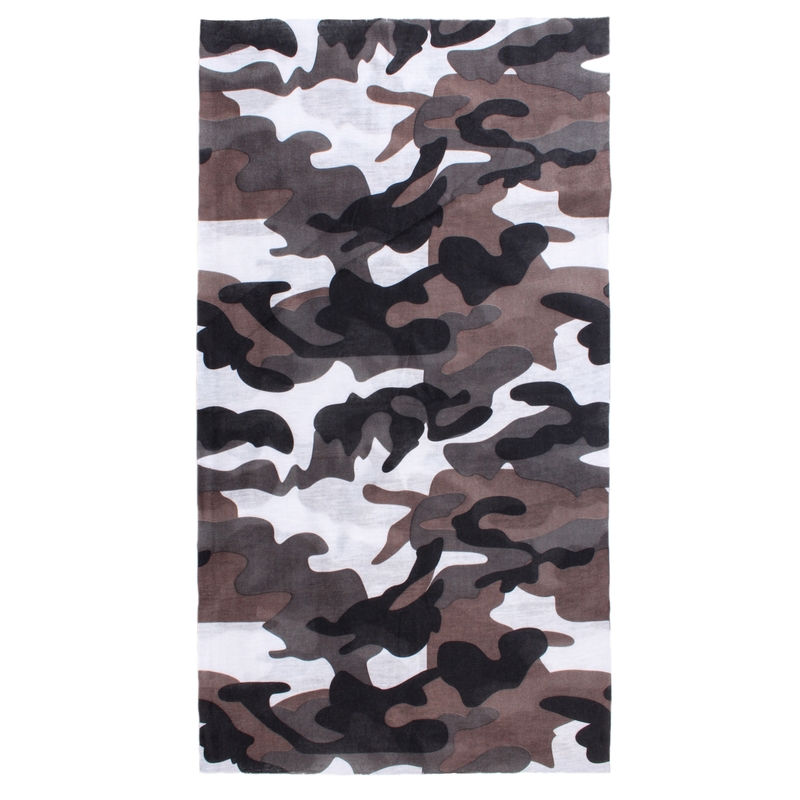 Monikäyttöinen moottoripyörä huivi RSA Camo harmaa