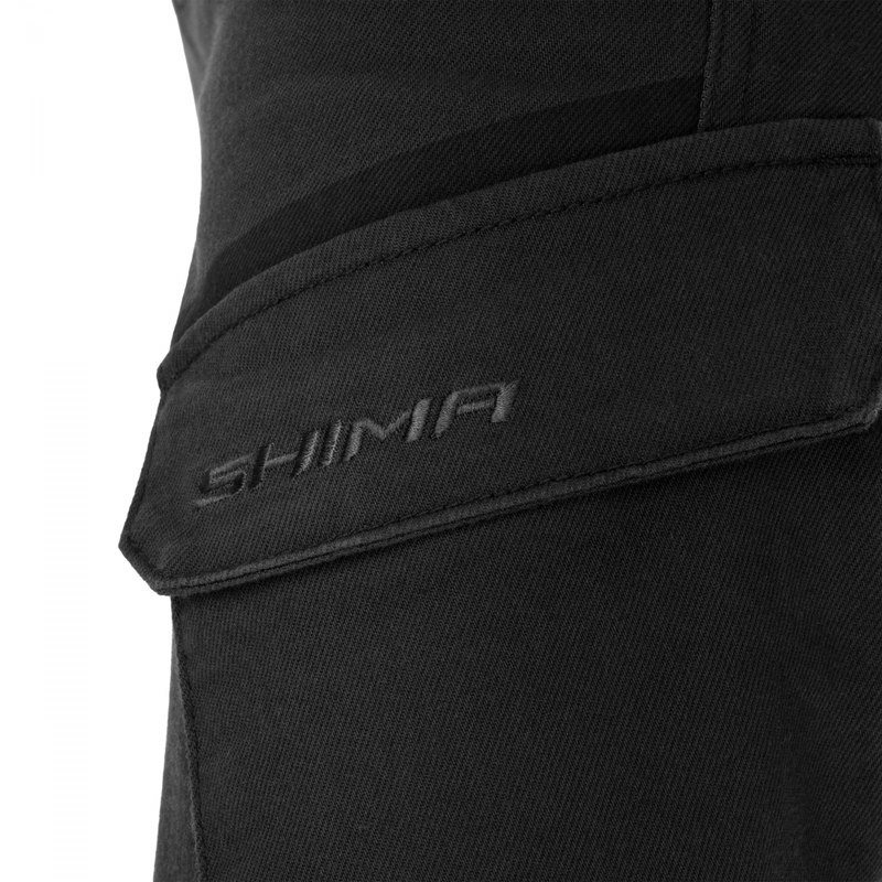 Shima Recon pidennetty moottoripyörähousut mustat