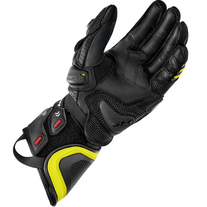 Shima RS-3 moottoripyörähanskat, fluo keltainen