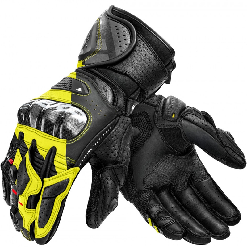 Shima RS-3 moottoripyörähanskat, fluo keltainen