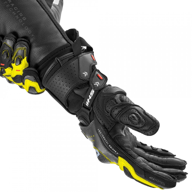 Shima RS-3 moottoripyörähanskat, fluo keltainen
