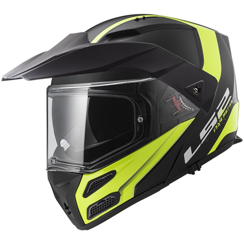 Vyklápěcí přilba LS2 FF324 Metro EVO Rapid černo-fluo žlutá - II. jakost