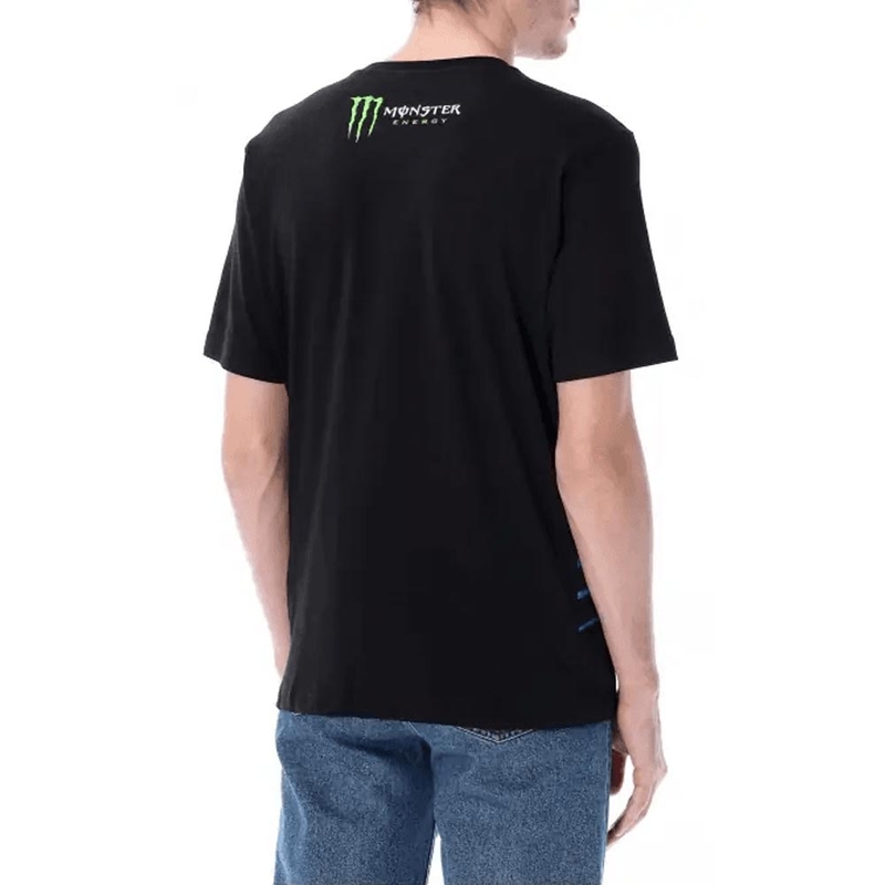 Fabio Quartararo Monster Energy Logo T-paita musta
