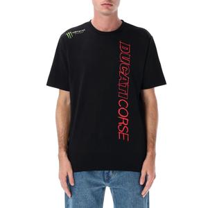 Ducati Corse Monster Energy T-paita logolla musta