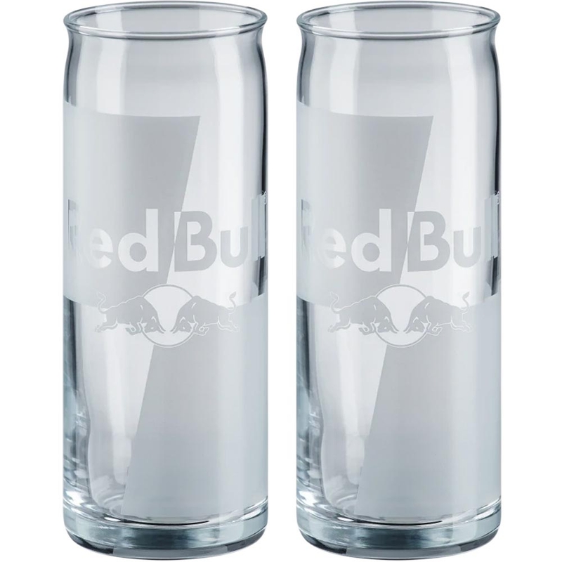 Red Bull -lasisetti logolla 2 x 250 ml